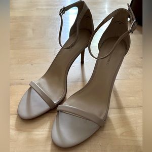 Leather High Heel Sandals